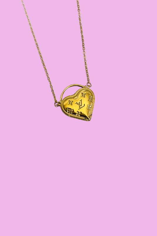 LV Heart Locket