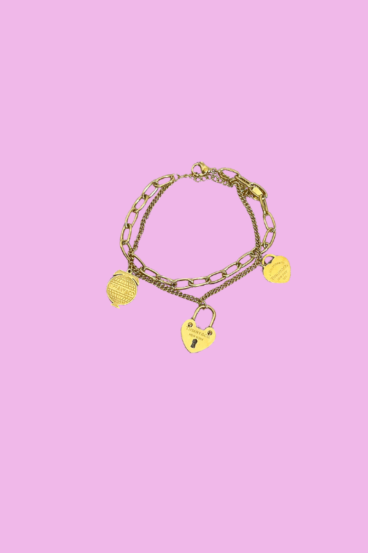 Tif Lock Heart Bracelet