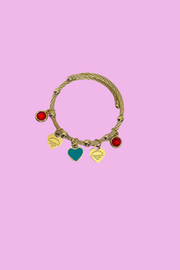 Tif Charm Heart Bracelet