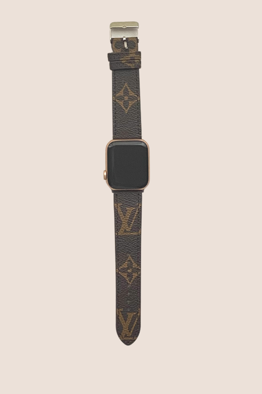 Apple Watch Band Repurposed Classic LV Monogram Eclipse Graphite, 40mm/41mm / Black