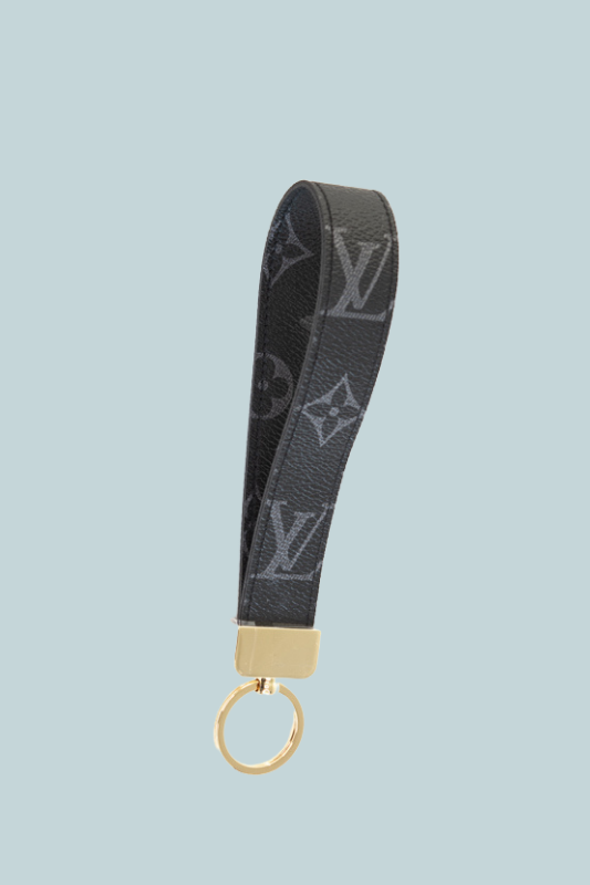 Louis Vuitton Handmade Canvas Keychain Wrist Strap